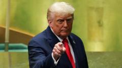 Six years ago Trump’s UN audience laughed, this year they were silent