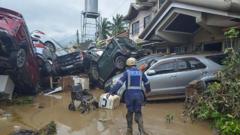 At least 40 dead as typhoon wreaks havoc in the Philippines